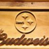 Pittsburgh Steelers Budweiser Wood Sign
