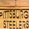 Pittsburgh Steelers Text Wood Sign