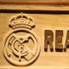 Real Madrid CF Crest Wood Sign