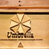 Resident Evil Umbrella Corporation Wood Sign