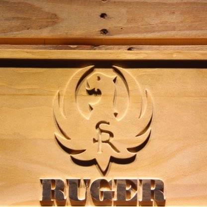 Ruger Wood Sign neon sign LED