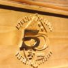 San Francisco 49ers 50th Anniversary Logo Wood Sign - Legacy Edition