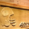 San Francisco 49ers Helmet Wood Sign