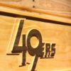 San Francisco 49ers Unused 1991 Logo Wood Sign - Legacy Edition