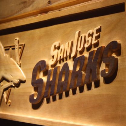 San Jose Sharks Wood Sign - Legacy Edition neon sign LED