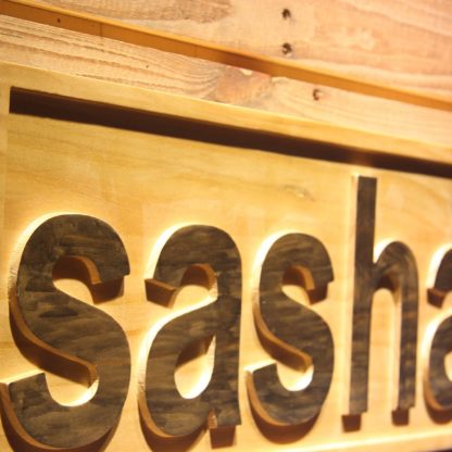 Sasha Wood Sign neon sign LED