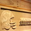 Saskatchewan Roughriders Helmet Wood Sign - Legacy Edition