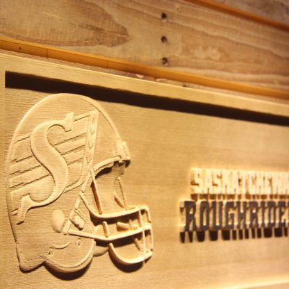 Saskatchewan Roughriders Helmet Wood Sign - Legacy Edition neon sign LED