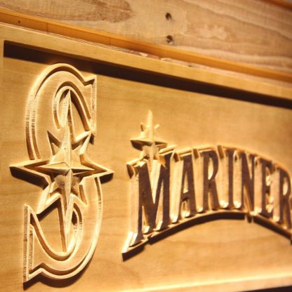 Seattle Mariners 2 Wood Sign neon sign LED
