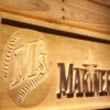 Seattle Mariners 1987-1992 Wood Sign - Legacy Edition