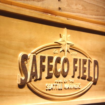 Seattle Mariners Safeco Field Wood Sign neon sign LED