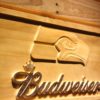 Seattle Seahawks Budweiser Wood Sign