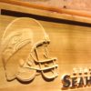 Seattle Seahawks Helmet Wood Sign