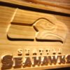 Seattle Seahawks Wood Sign