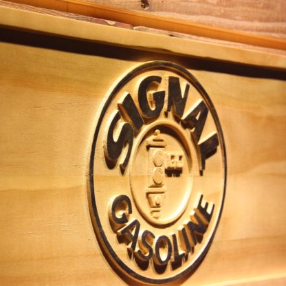 Signal Gasoline Wood Sign neon sign LED