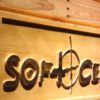 Soft Cell Wood Sign