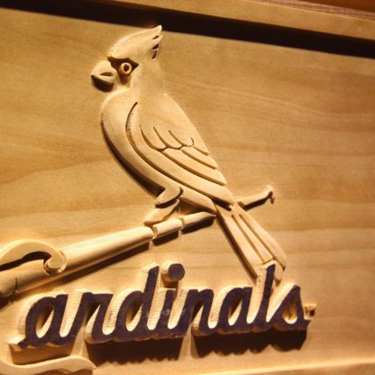 St. Louis Cardinals Wood Sign neon sign LED