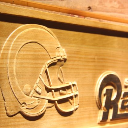 St Louis Rams Helmet Wood Sign - Legacy Edition neon sign LED