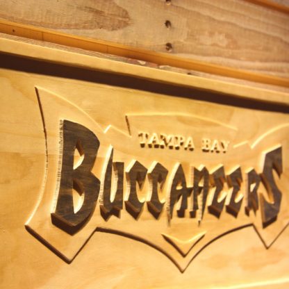 Tampa Bay Buccaneers 1997-2013 Text Logo Wood Sign - Legacy Edition neon sign LED