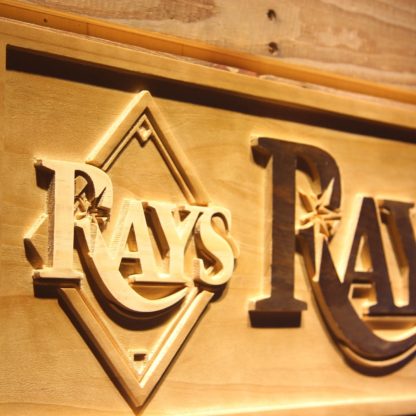 Tampa Bay Rays 3 Wood Sign neon sign LED