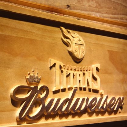 Tennessee Titans Budweiser Wood Sign neon sign LED