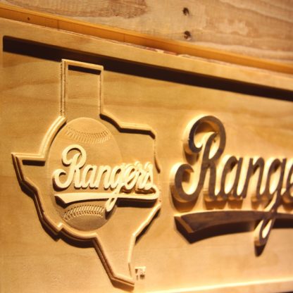 Texas Rangers 1984-1993 Wood Sign - Legacy Edition neon sign LED