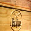 The Beatles Logo in Bass Drum Wood Sign