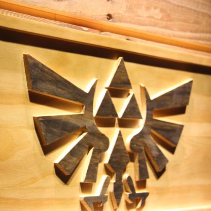 The Legend of Zelda Triforce Wood Sign neon sign LED