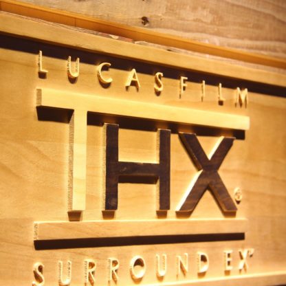 THX Surround EX Wood Sign neon sign LED