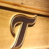 Toronto Blue Jays 2007-2011 T Logo Wood Sign - Legacy Edition