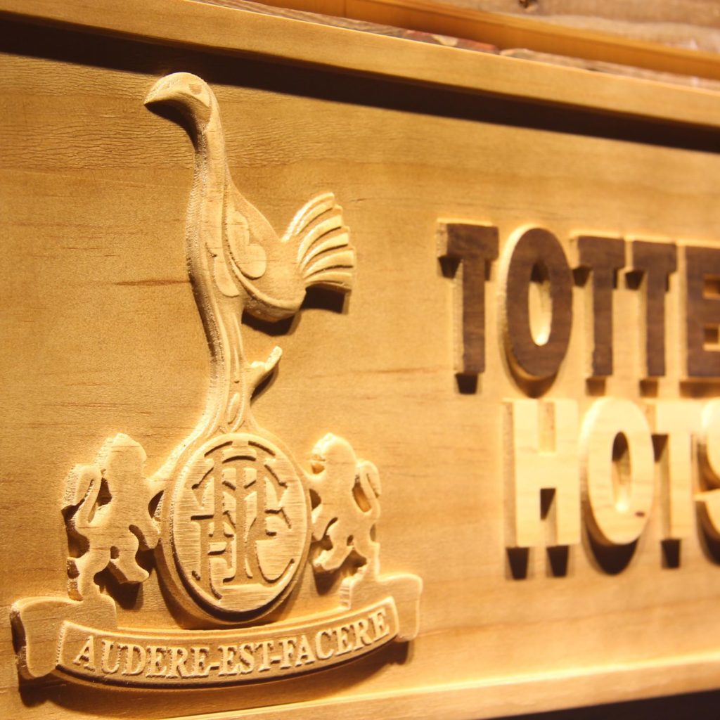 Tottenham Hotspur Fc Wood Sign Legacy Edition Neon Sign Led Sign