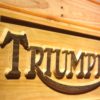 Triumph Old Logo Wood Sign