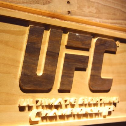 UFC Wood Sign neon sign LED