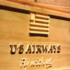 US Airways Fly With US Wood Sign