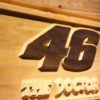 Valentino Rossi 46 The Doctor Wood Sign