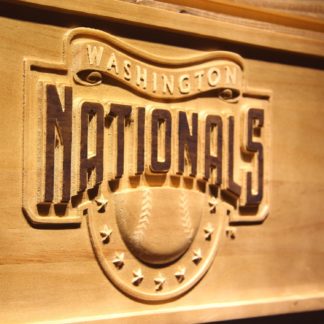 Washington Nationals Wood Sign - Legacy Edition neon sign LED