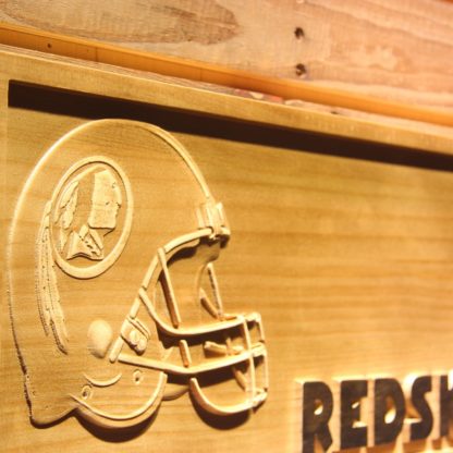 Washington Redskins Helmet Wood Sign neon sign LED