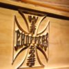 West Coast Choppers Wood Sign