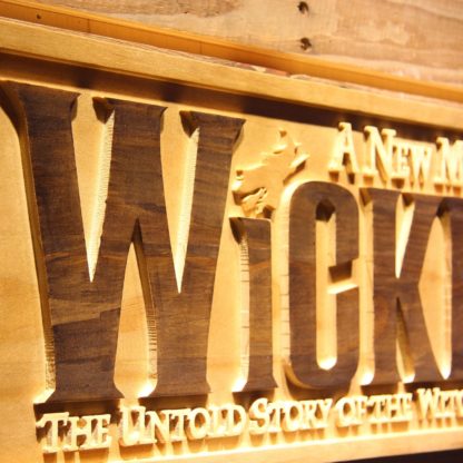 Wicked The Musical Wood Sign neon sign LED