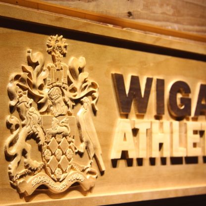 Wigan Athletic FC Wood Sign - Legacy Edition neon sign LED