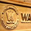 World Alliance of Mixed Martial Arts WAMMA Wood Sign