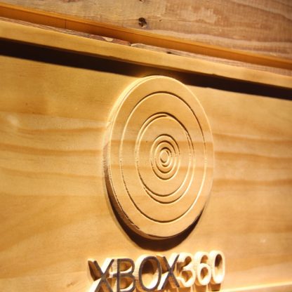 Xbox 360 Rings Wood Sign neon sign LED