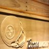 Pittsburgh Steelers Coors Light Helmet Wood Sign