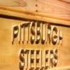 Pittsburgh Steelers Text Wood Sign