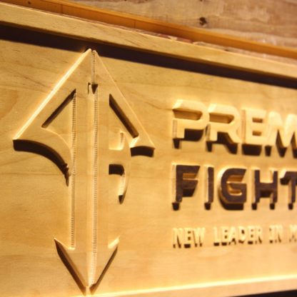 Premier Fighter Wood Sign neon sign LED