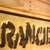 Rancid Wood Sign