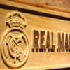 Real Madrid CF Crest Wood Sign