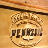 Pennzoil Sound Your Z Wood Sign