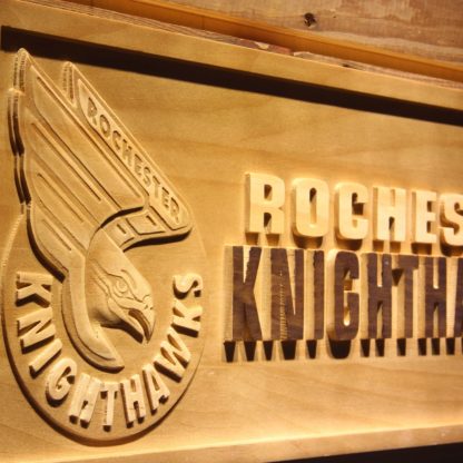 Rochester Knighthawks Wood Sign neon sign LED