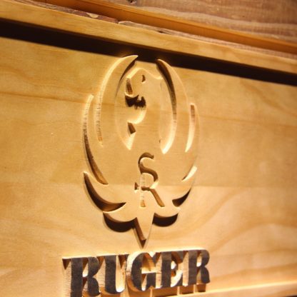 Ruger Wood Sign neon sign LED